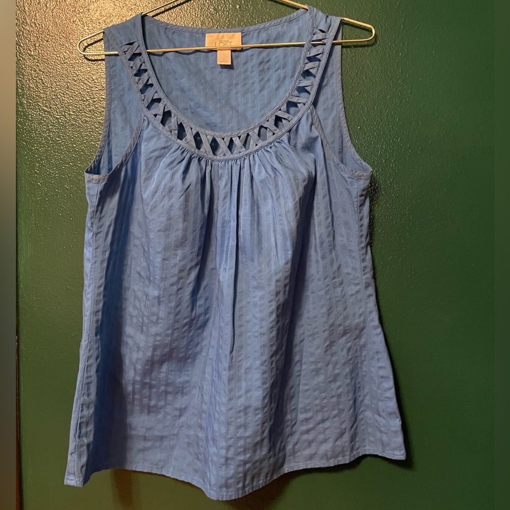 Blue LOFT top